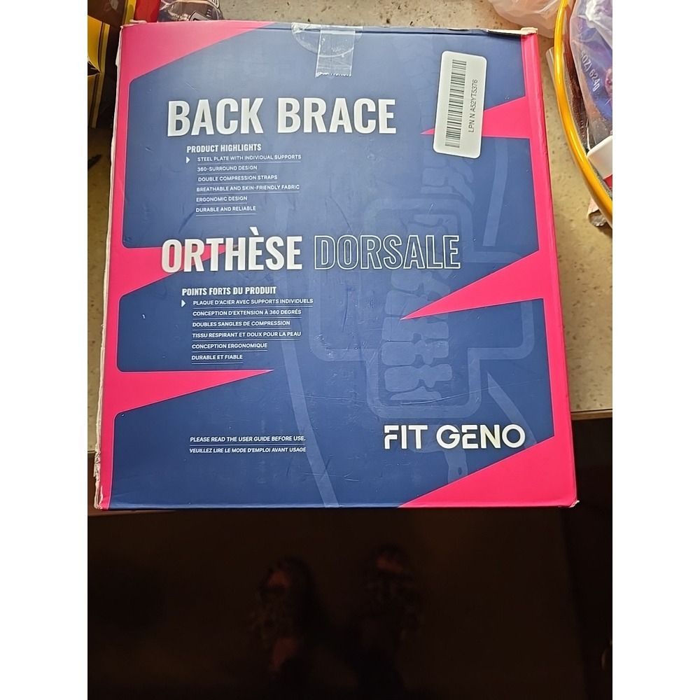 Fit Geno Back Brace and Posture Corrector Unisex size medium